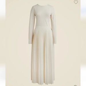 J Crew Pleated ballet dress in stretch cotton blend, NWT CF797